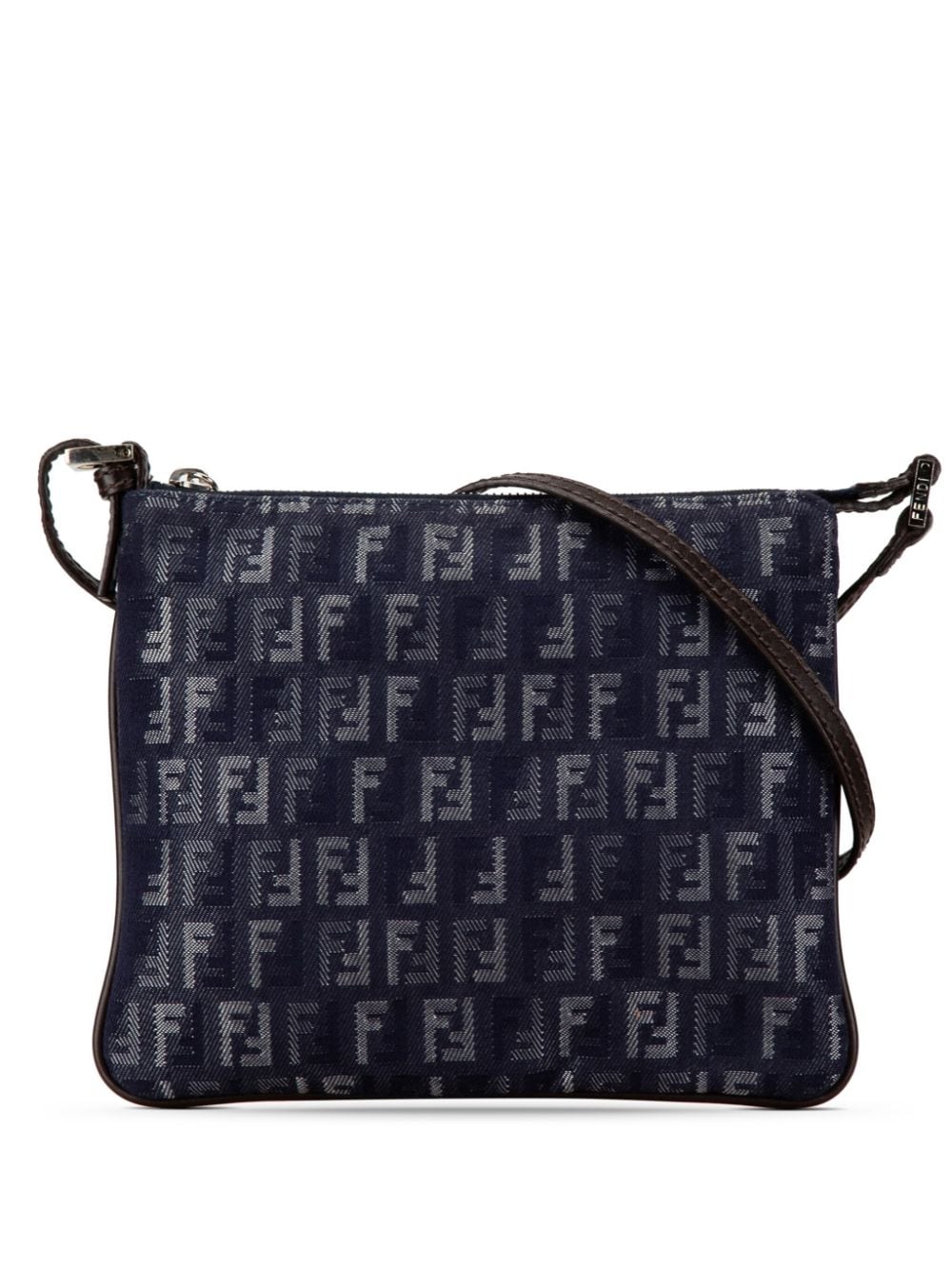 Fendi Pre-Owned 2000-2010 Zucchino Denim crossbody bag - Blue von Fendi Pre-Owned