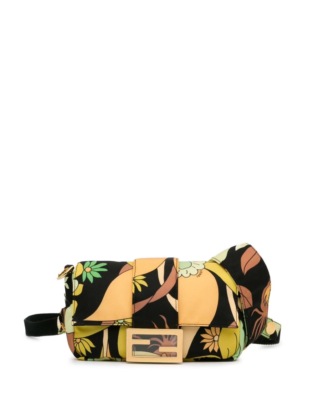 Fendi Pre-Owned 2000-2023 Floral Convertible uette belt bag - Green von Fendi Pre-Owned