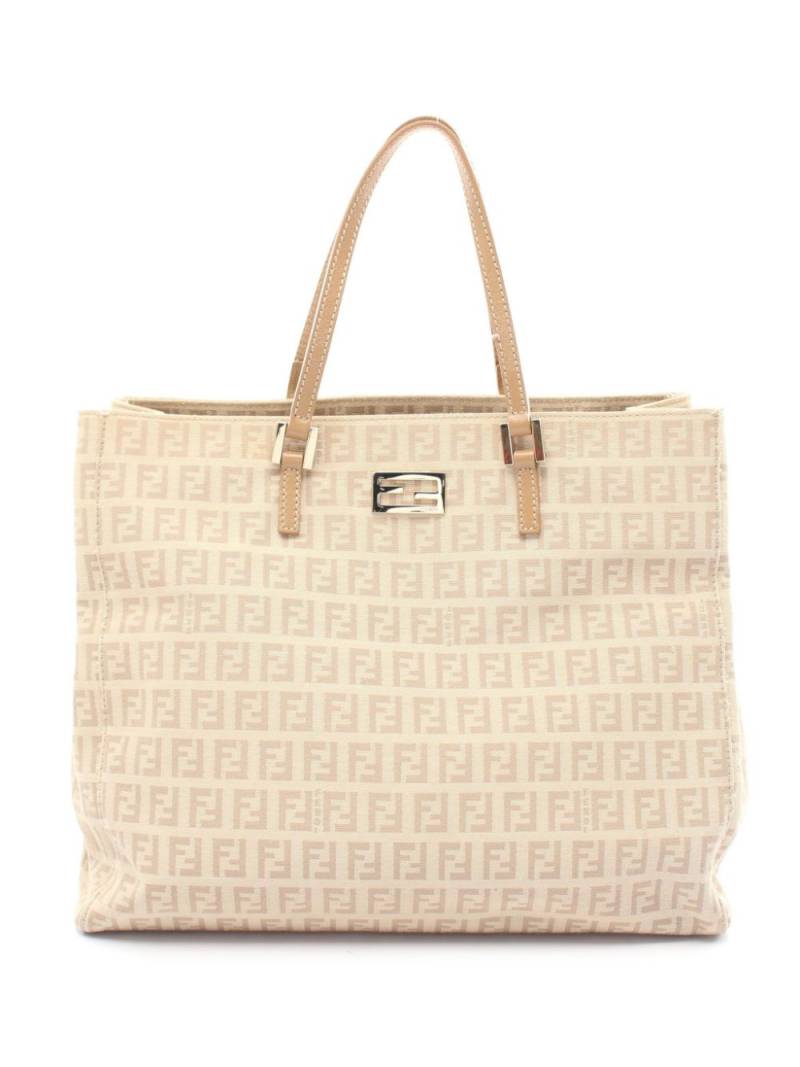 Fendi Pre-Owned 2000 Zucchino tote bag - Neutrals von Fendi Pre-Owned