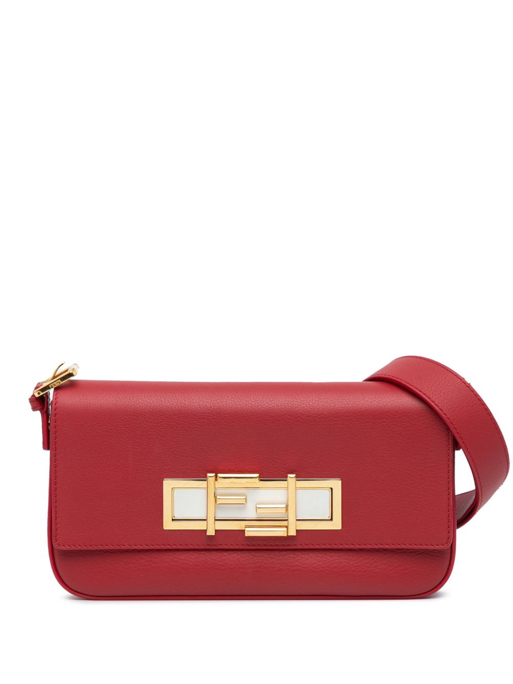 Fendi Pre-Owned 2010-2023 Leather 3baguette shoulder bag - Red von Fendi Pre-Owned