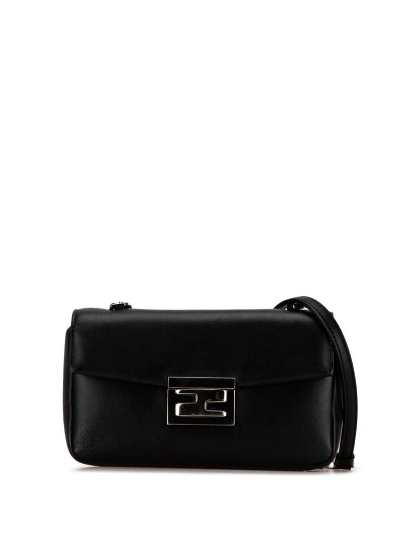 Fendi Pre-Owned 2010-2023 Mini Leather Be uette crossbody bag - Black von Fendi Pre-Owned