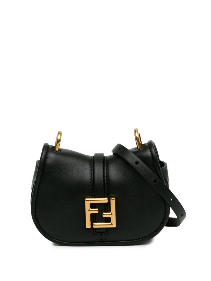 Fendi Pre-Owned 2010-2023 Mini Leather C�mon crossbody bag - Black von Fendi Pre-Owned