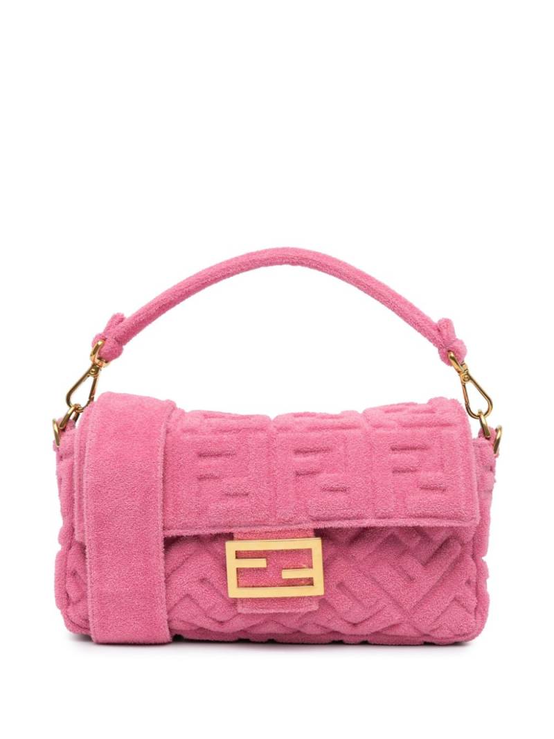 Fendi Pre-Owned 2010-2023 Zucca Terry Cloth Bagbaguette satchel - Pink von Fendi Pre-Owned