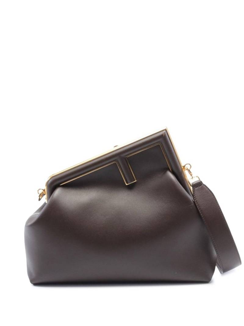 Fendi Pre-Owned 2010-2024 Medium Nappa Fendi First crossbody bag - Brown von Fendi Pre-Owned