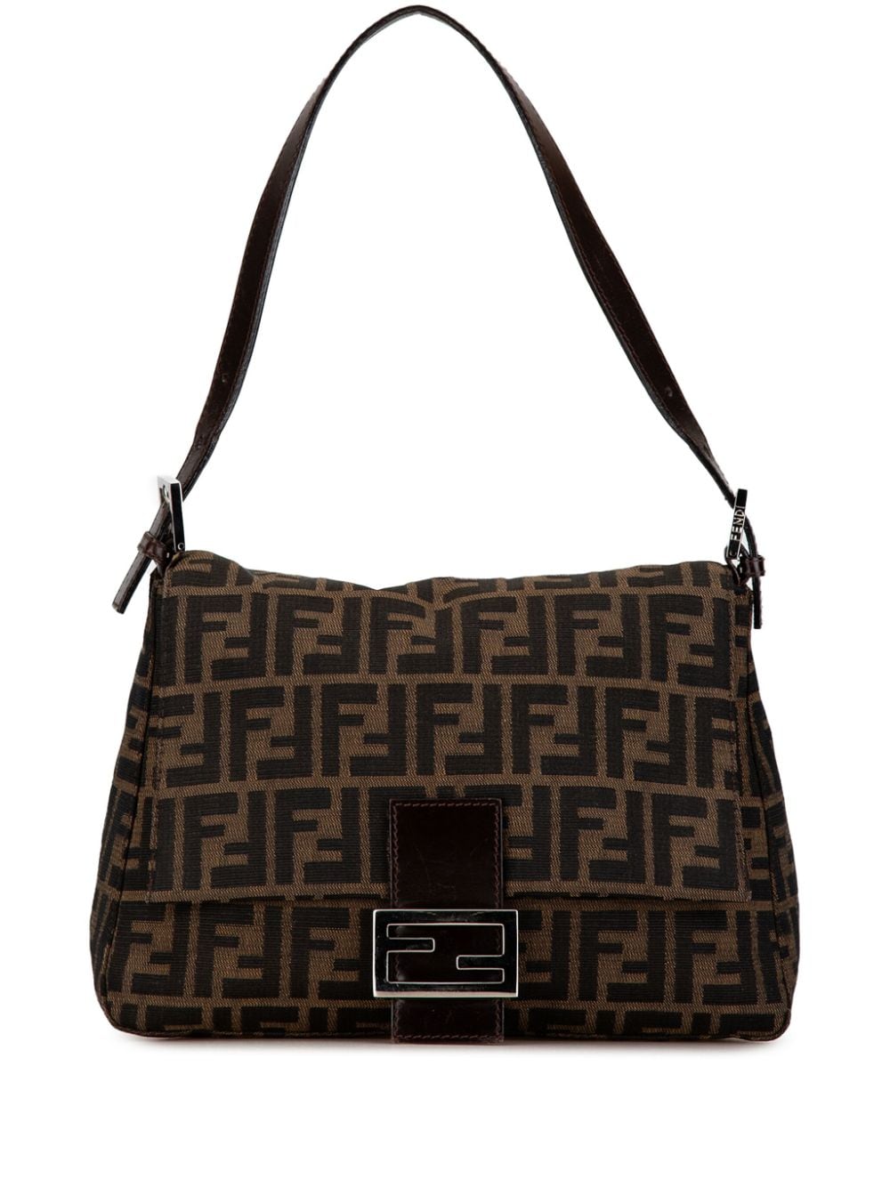 Fendi Pre-Owned 2010-2024 Zucca Canvas Mamma Forever shoulder bag - Brown von Fendi Pre-Owned