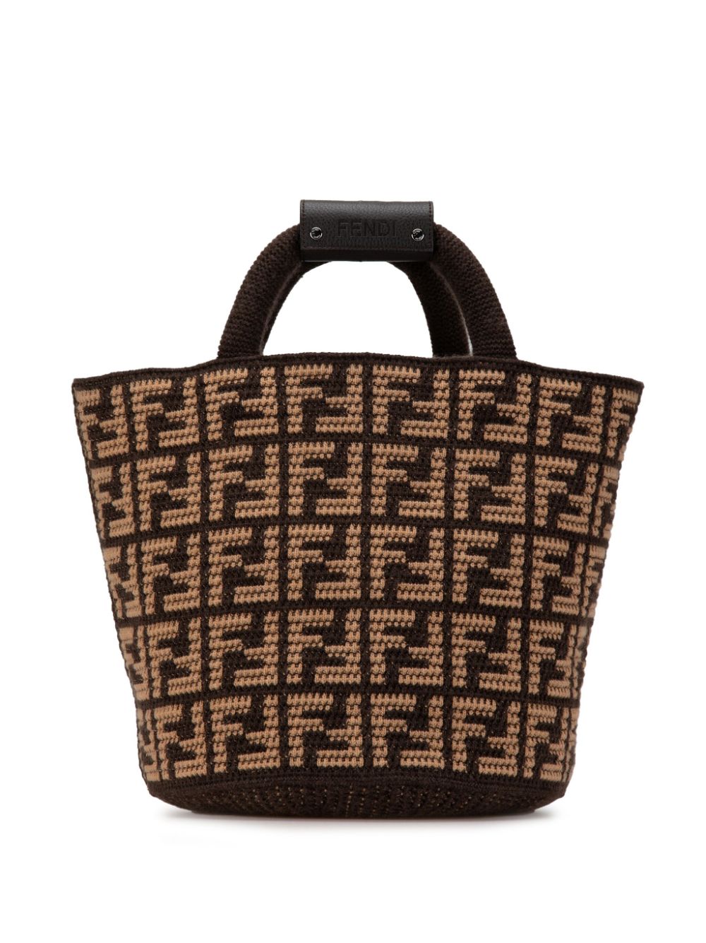 Fendi Pre-Owned 2010-2024 Zucca Cashmere Shopping tote bag - Brown von Fendi Pre-Owned