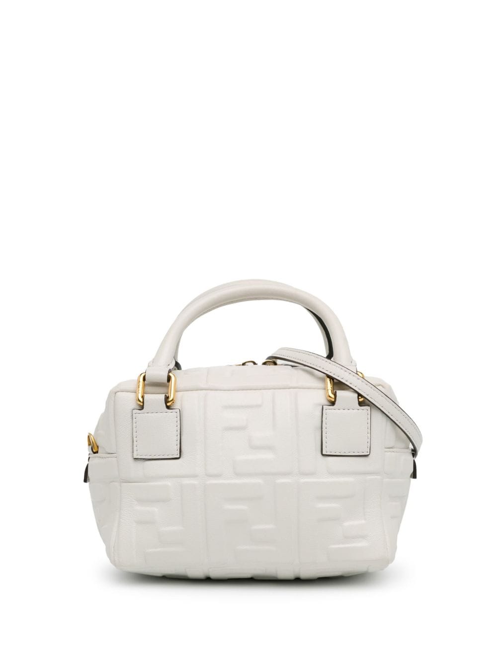 Fendi Pre-Owned 2010-present FF 1974 Bauletto Piccolo Bag satchel - White von Fendi Pre-Owned