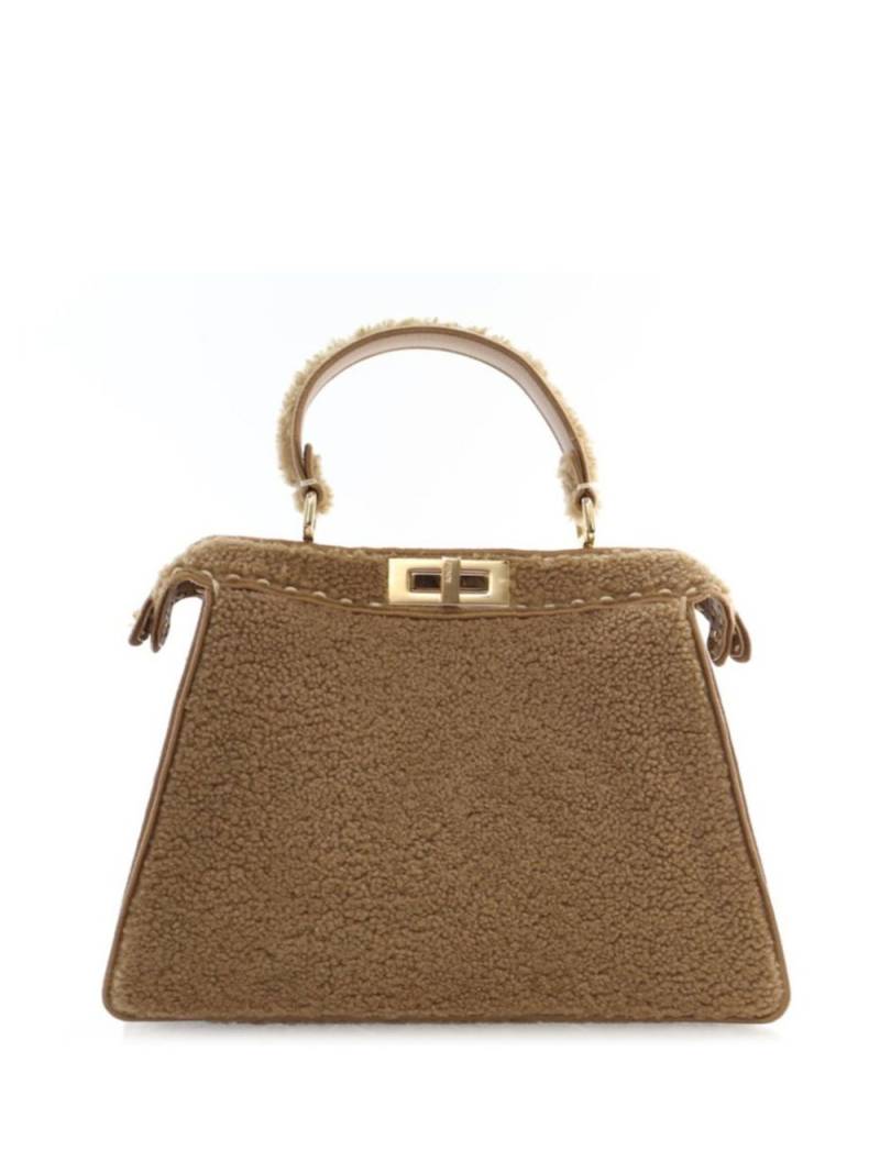 Fendi Pre-Owned 2020-2024 Medium Shearling Peekabo ISeeU satchel - Brown von Fendi Pre-Owned