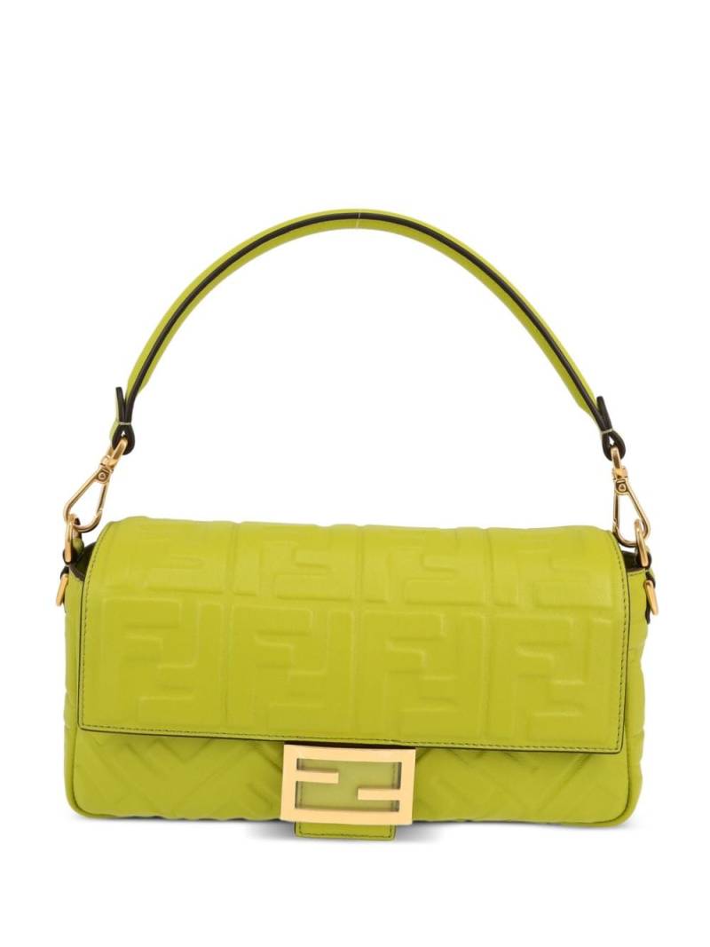 Fendi Pre-Owned 2020 Baguette leather two-way bag - Green von Fendi Pre-Owned