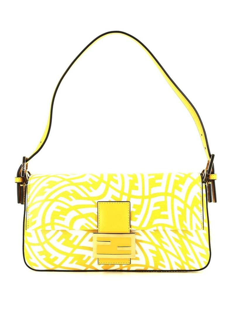 Fendi Pre-Owned 2020 Vertigo Baguette shoulder bag - Yellow von Fendi Pre-Owned