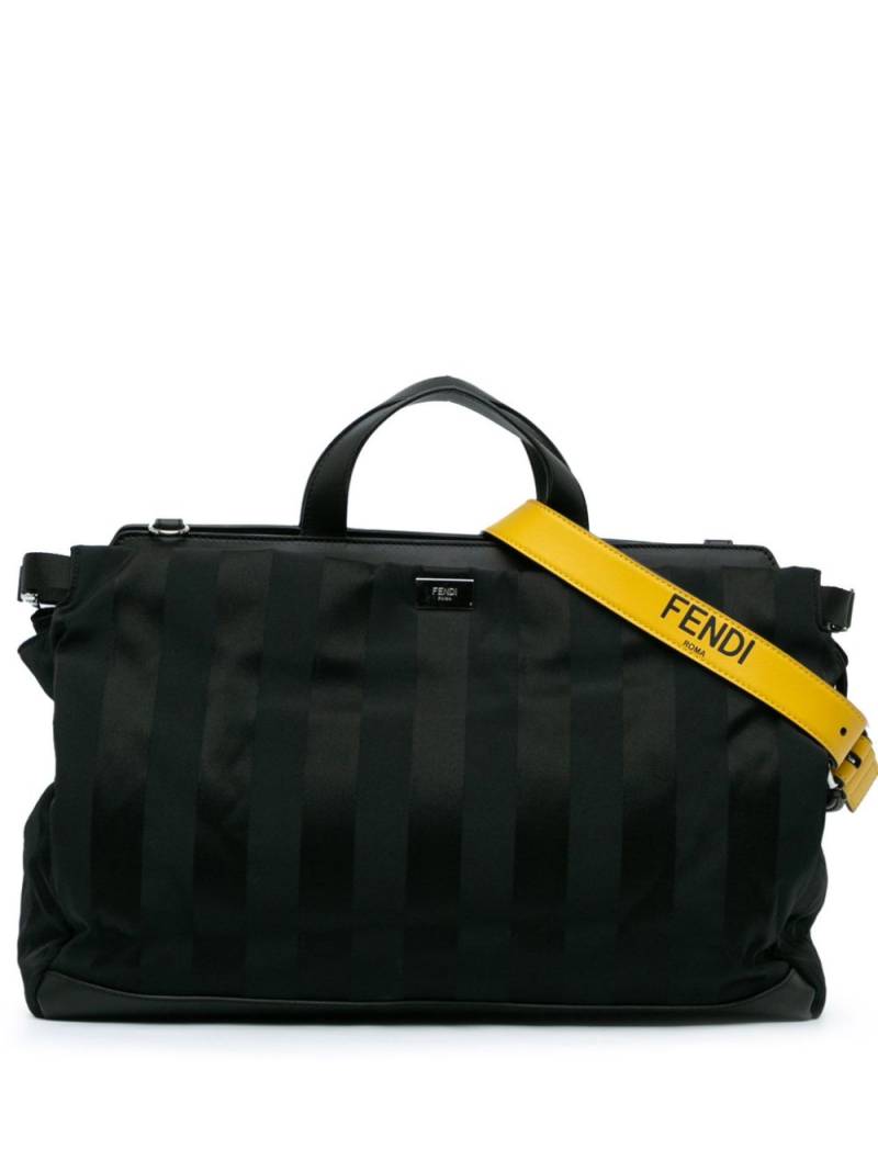 Fendi Pre-Owned 21st Century Anrealage Nylon Peekaboo satchel - Black von Fendi Pre-Owned