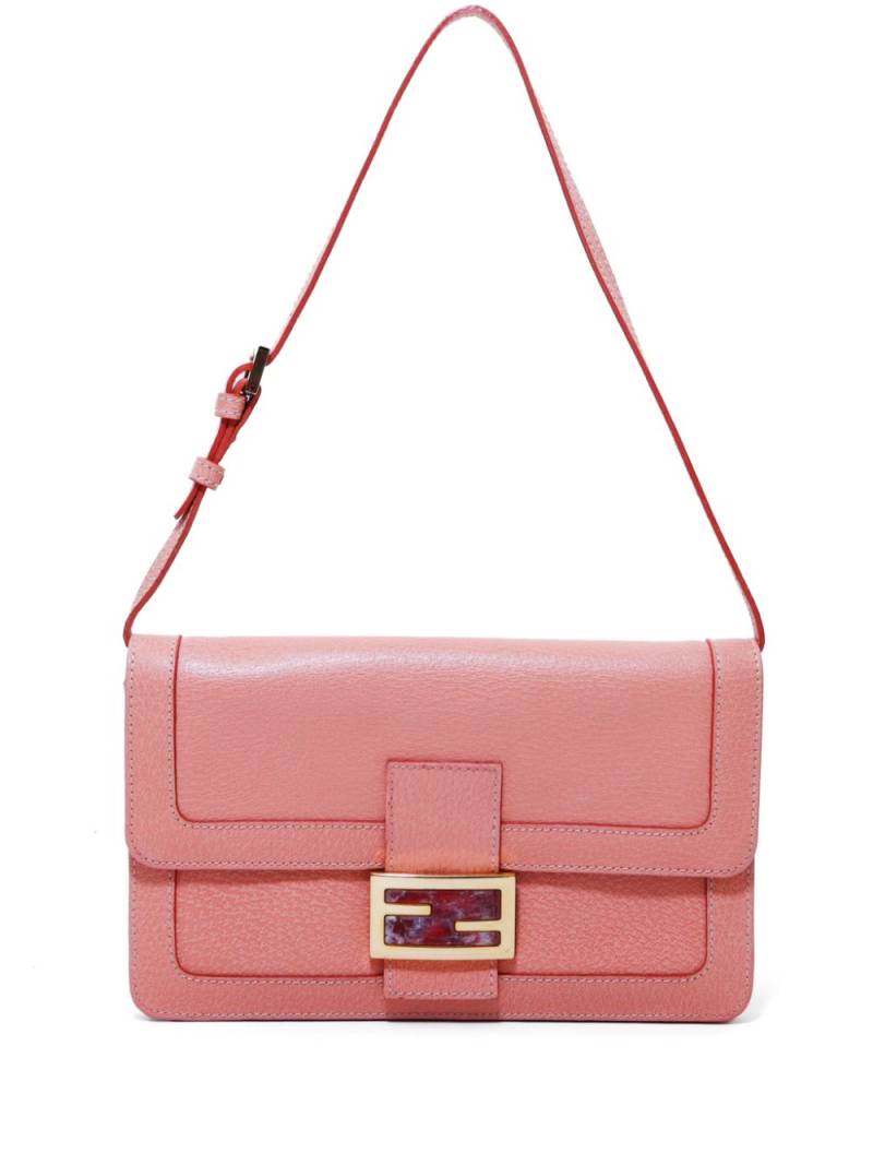 Fendi Pre-Owned Baguette leather shoulder bag - Pink von Fendi Pre-Owned