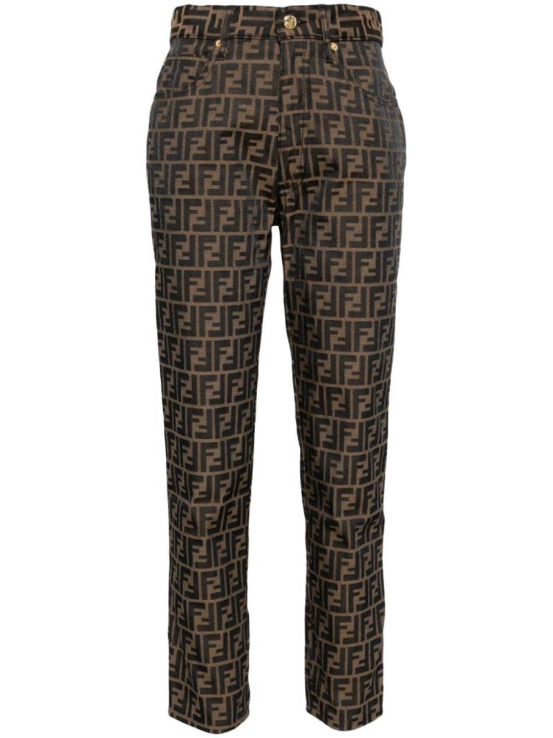 Fendi Pre-Owned FENDI Pants - Brown von Fendi Pre-Owned