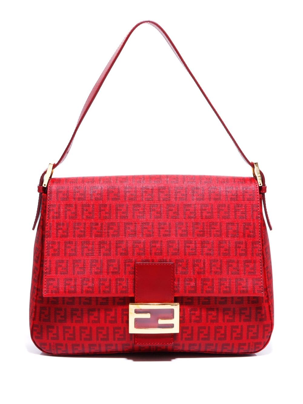 Fendi Pre-Owned Mamma Baguette Zucca shoulder bag - Red von Fendi Pre-Owned