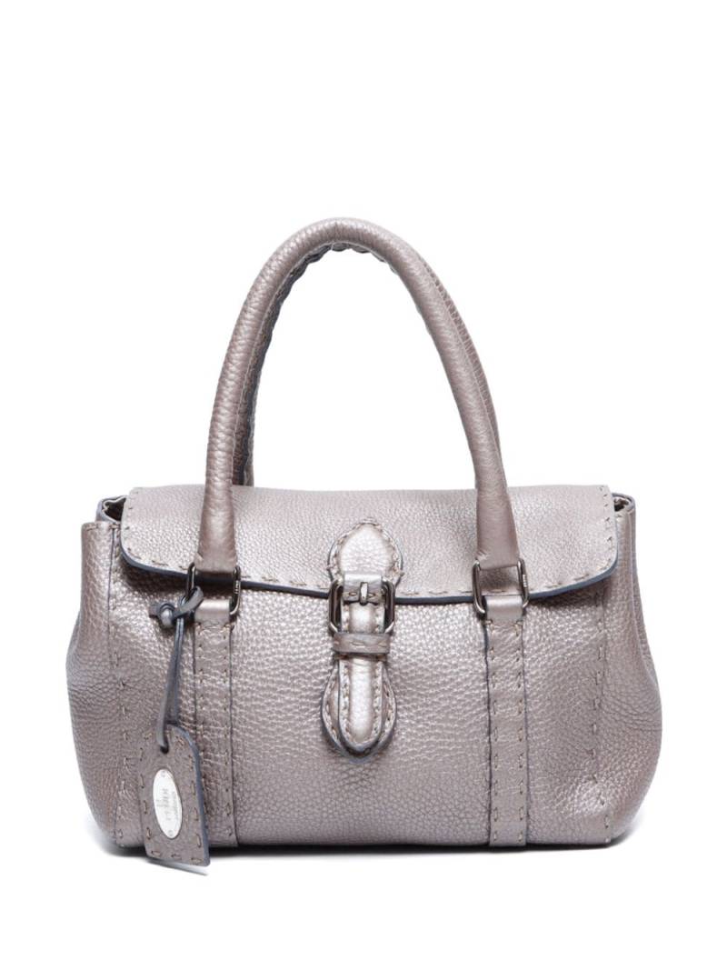 Fendi Pre-Owned Selleria leather handbag - Neutrals von Fendi Pre-Owned