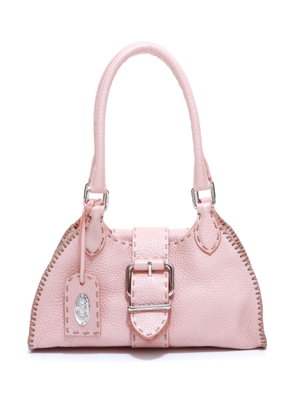 Fendi Pre-Owned Selleria whipstitch shoulder bag - Pink von Fendi Pre-Owned