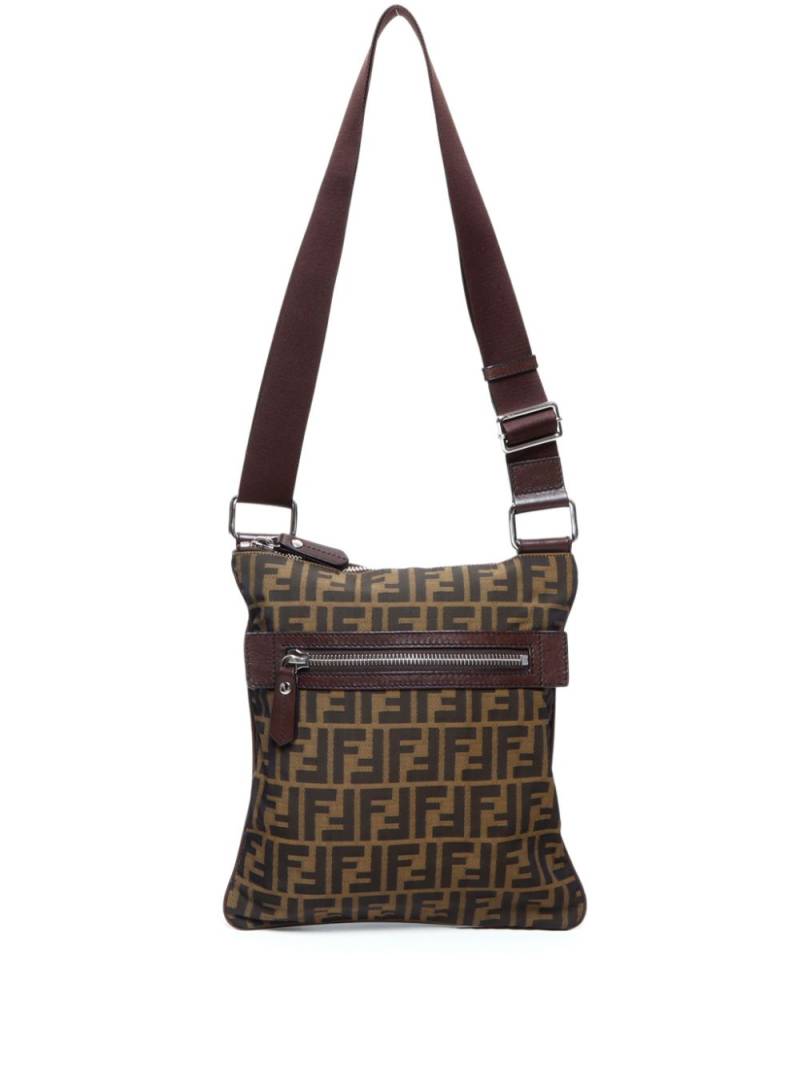 Fendi Pre-Owned Zucca canvas shoulder bag - Brown von Fendi Pre-Owned