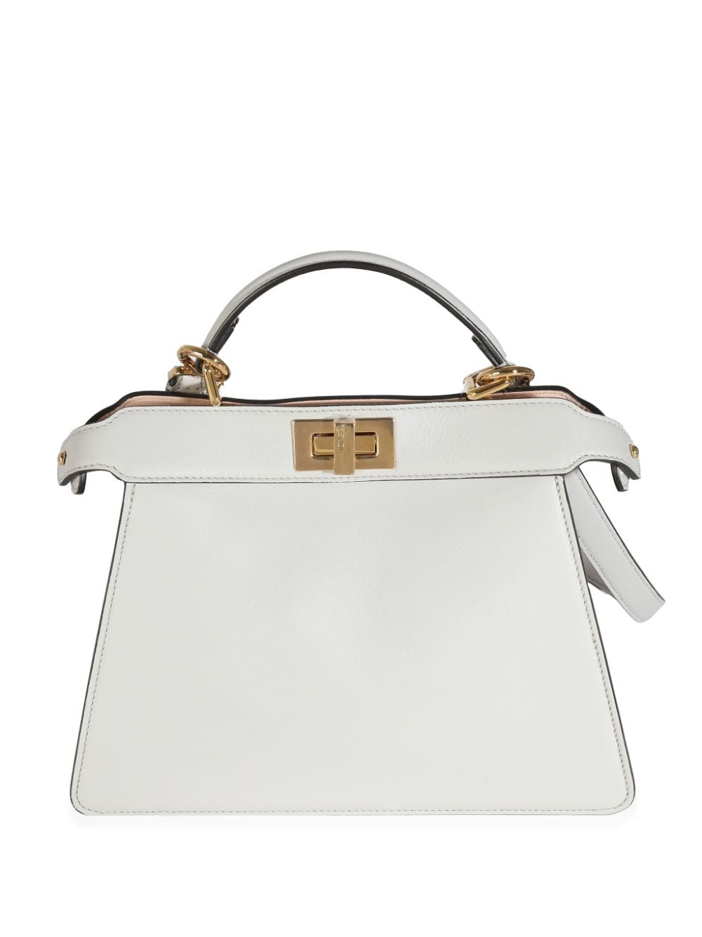 Fendi Pre-Owned small Peekaboo ISeeU two-way handbag - White von Fendi Pre-Owned