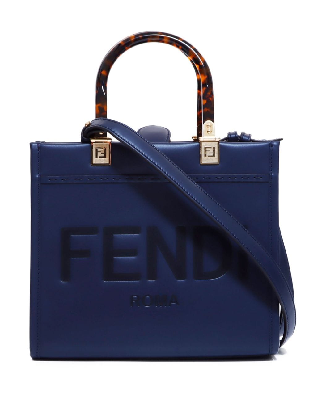 Fendi Pre-Owned small Sunshine two-way tote bag - Blue von Fendi Pre-Owned