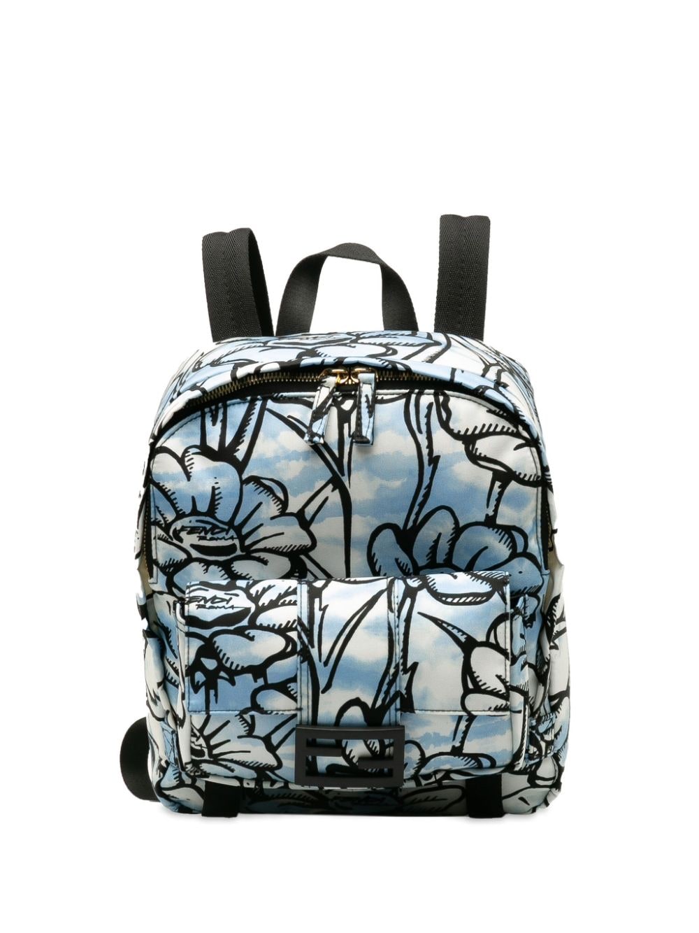 Fendi Pre-Owned x Joshua Vides 2010-2023 Baguette backpack - Blue von Fendi Pre-Owned