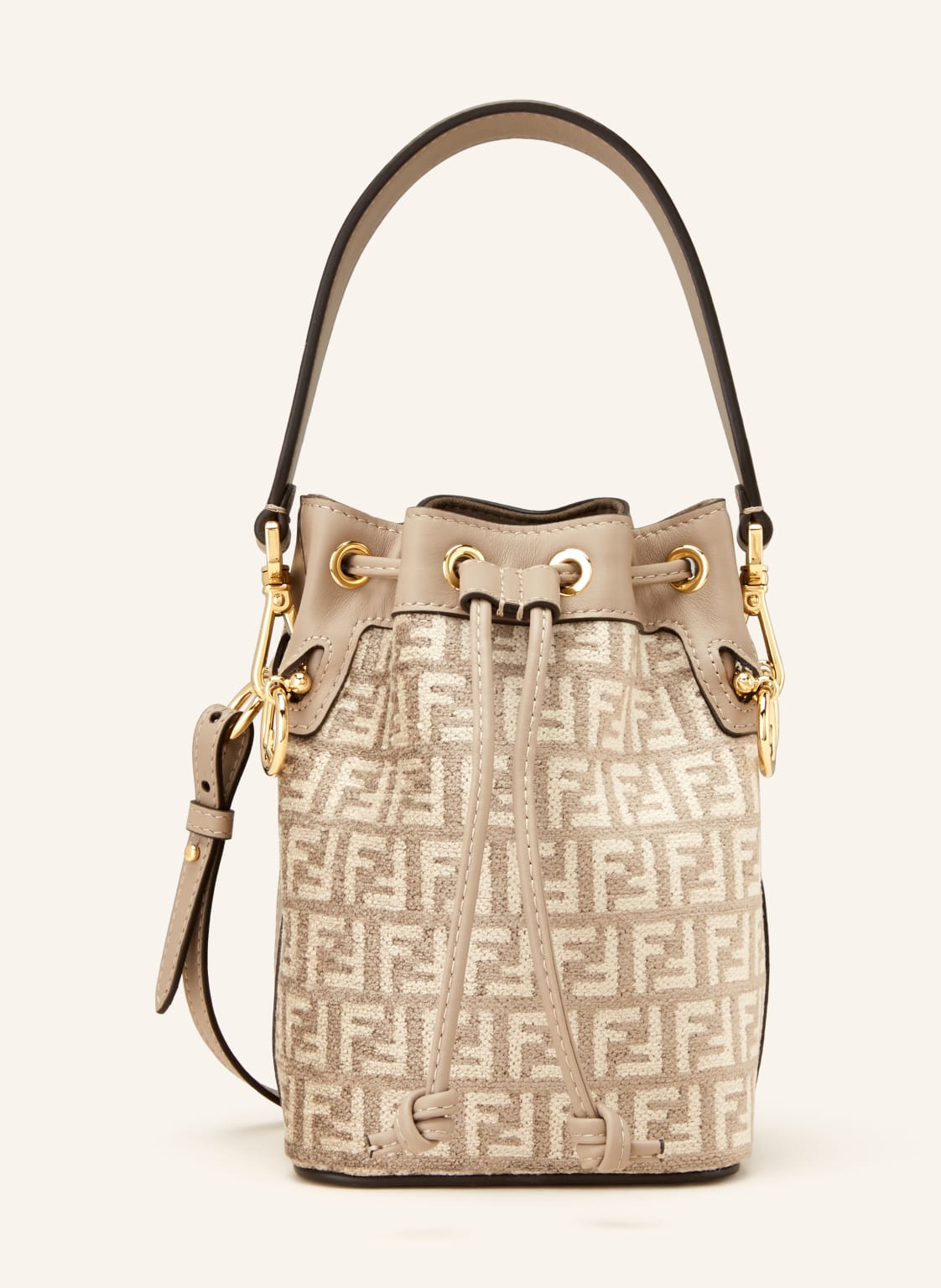 Fendi Beuteltasche Mon Tresor Mini beige von Fendi