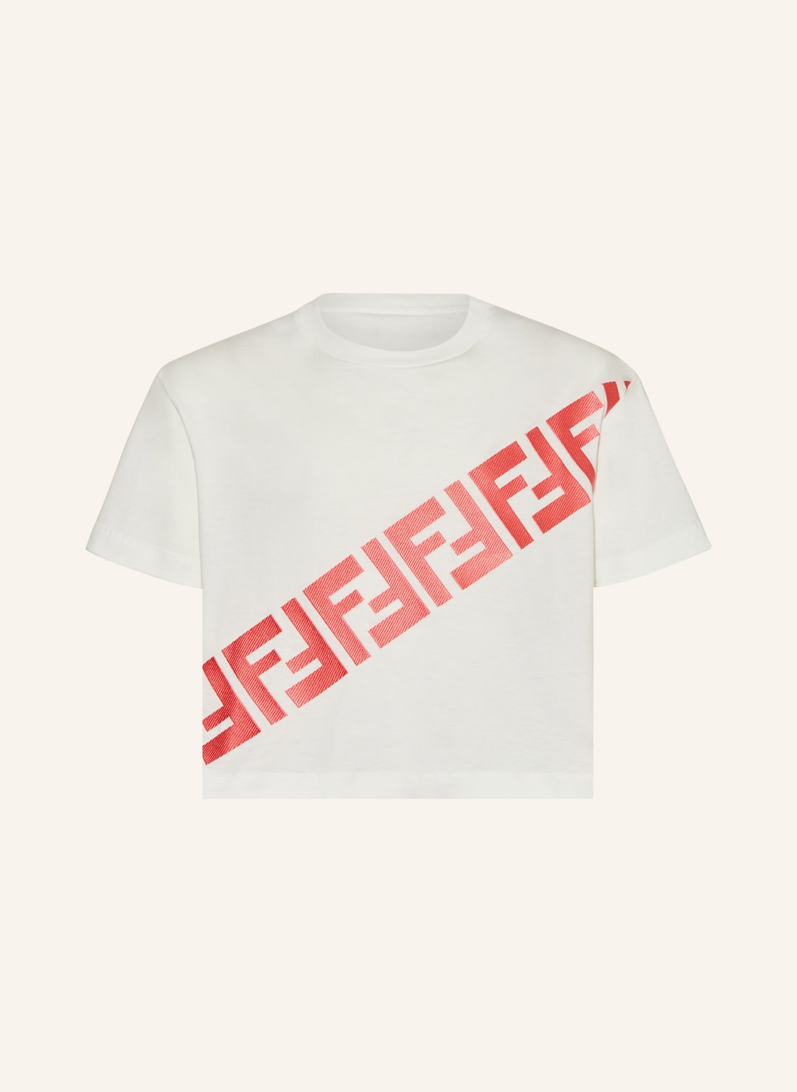 Fendi Cropped-Shirt weiss von Fendi