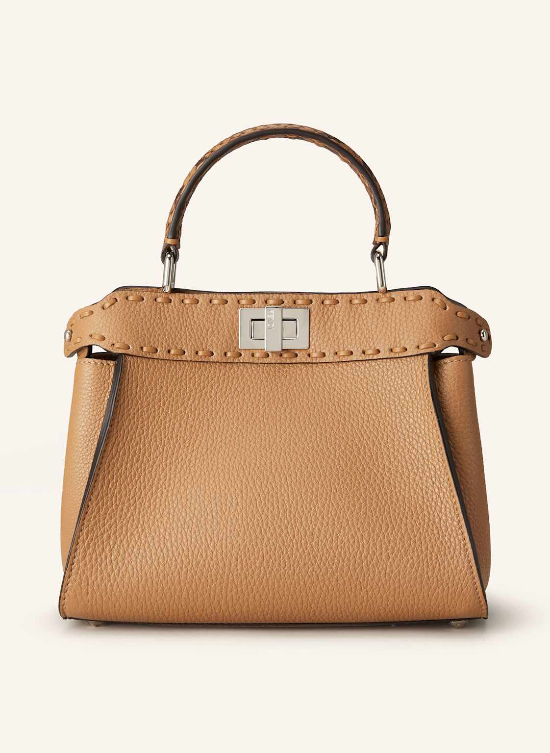 Fendi Handtasche Peekaboo Mini braun von Fendi