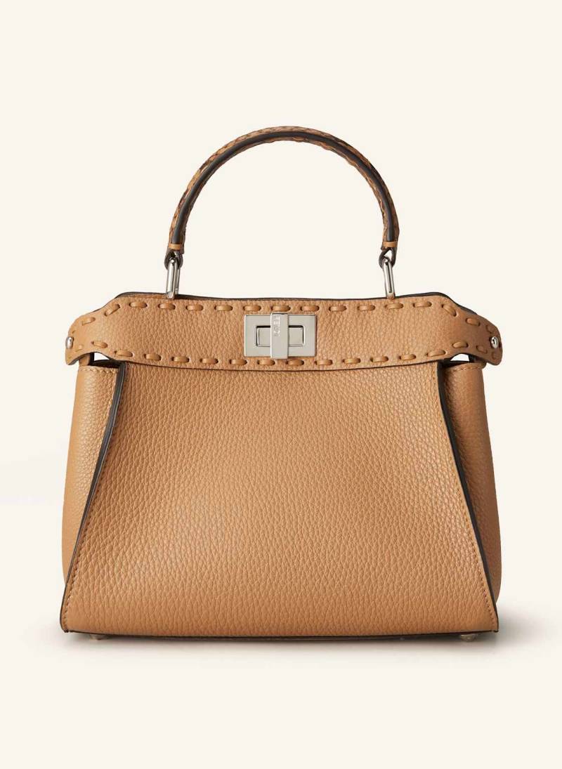 Fendi Handtasche Peekaboo Mini braun von Fendi