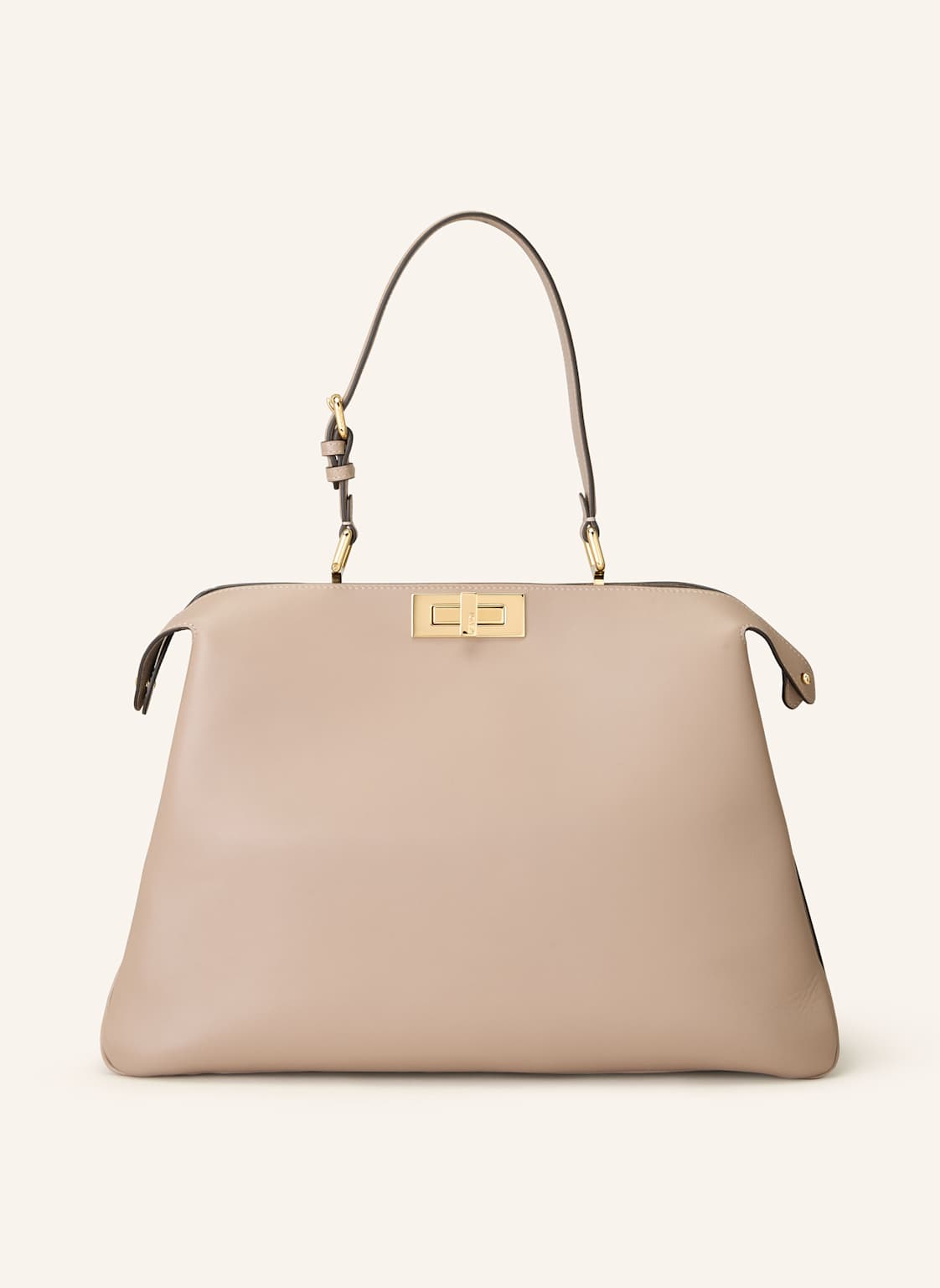 Fendi Handtasche Peekaboo Soft Large beige von Fendi