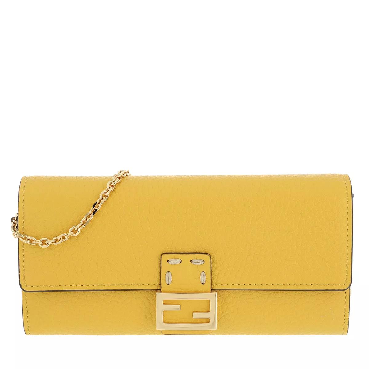 Fendi Handtasche - Pouch - Gr. unisize - in Gelb - für Damen von Fendi