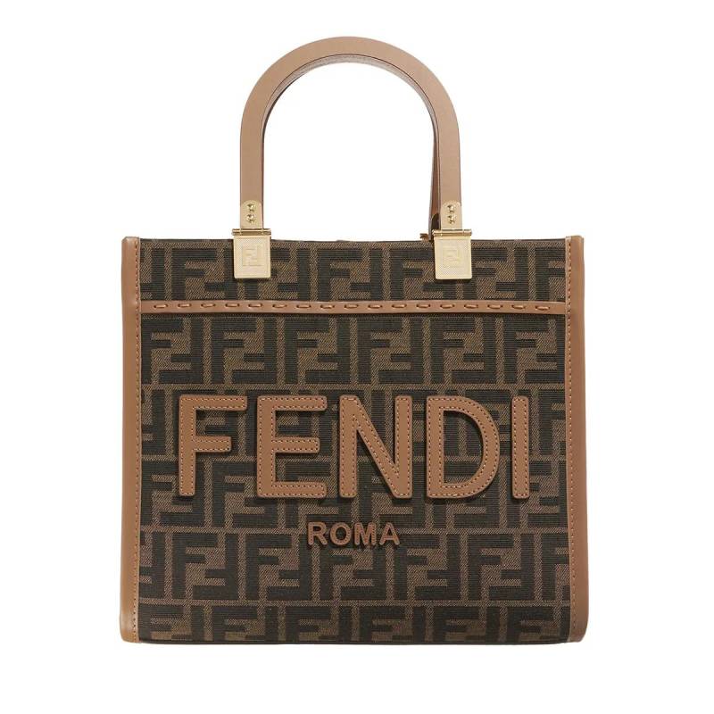 Fendi Henkeltasche - Sunshine Jacquard Bag - Gr. unisize - in Braun - für Damen von Fendi