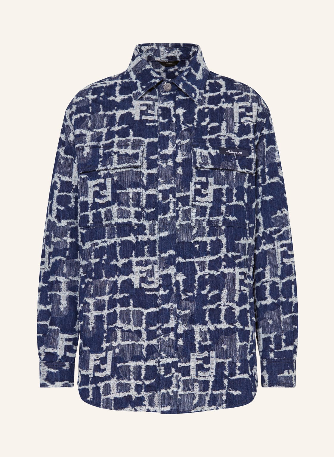 Fendi Jeans-Overjacket blau Fendi Jeans-Overjacket blau von Fendi