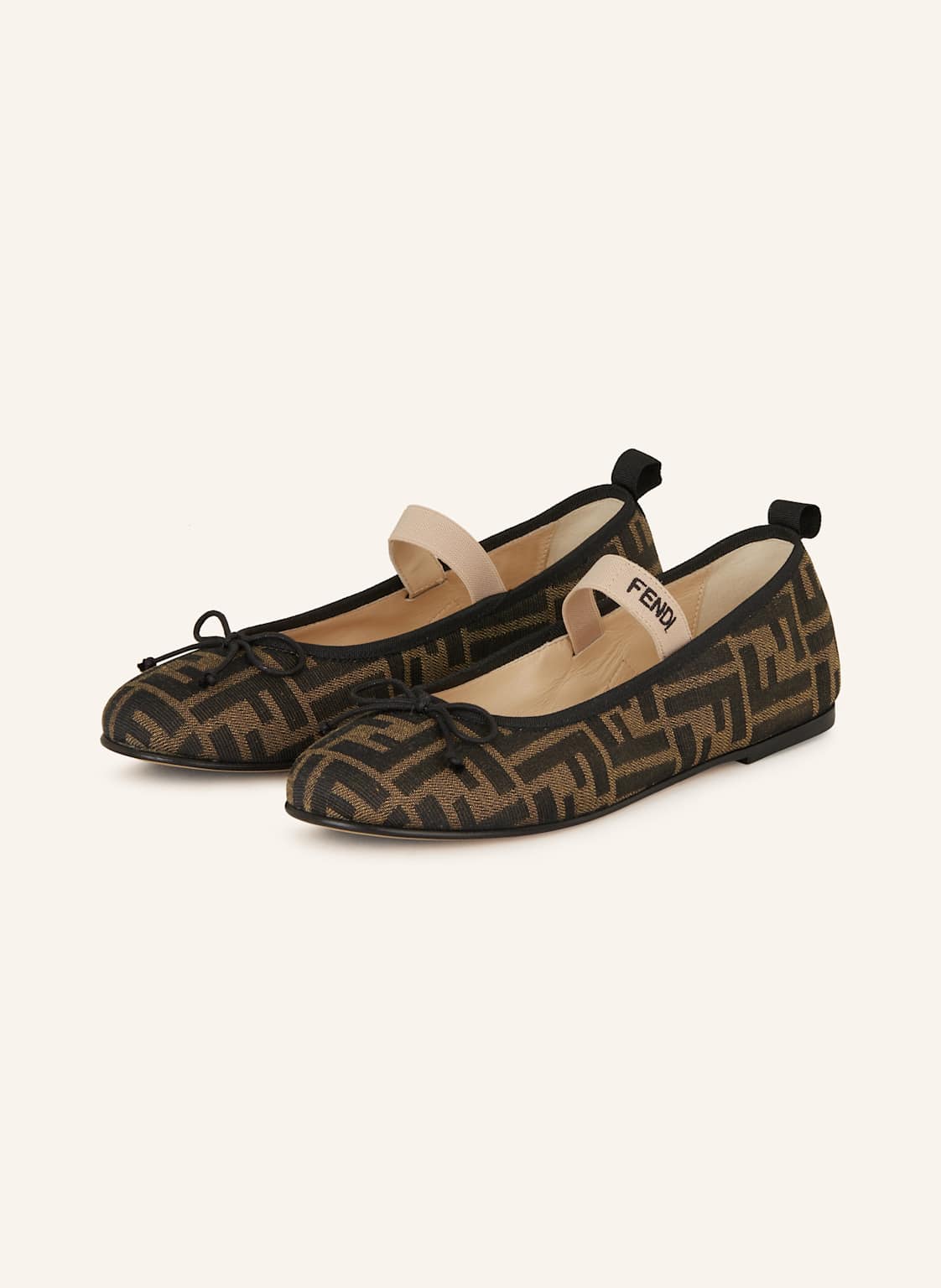 Fendi Mary-Jane-Ballerinas schwarz Fendi Mary-Jane-Ballerinas schwarz von Fendi