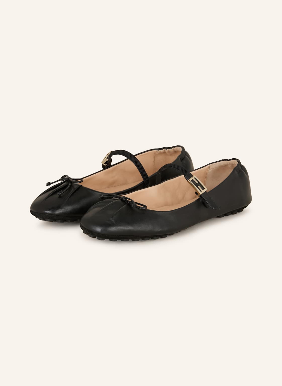 Fendi Mary-Jane-Ballerinas schwarz von Fendi