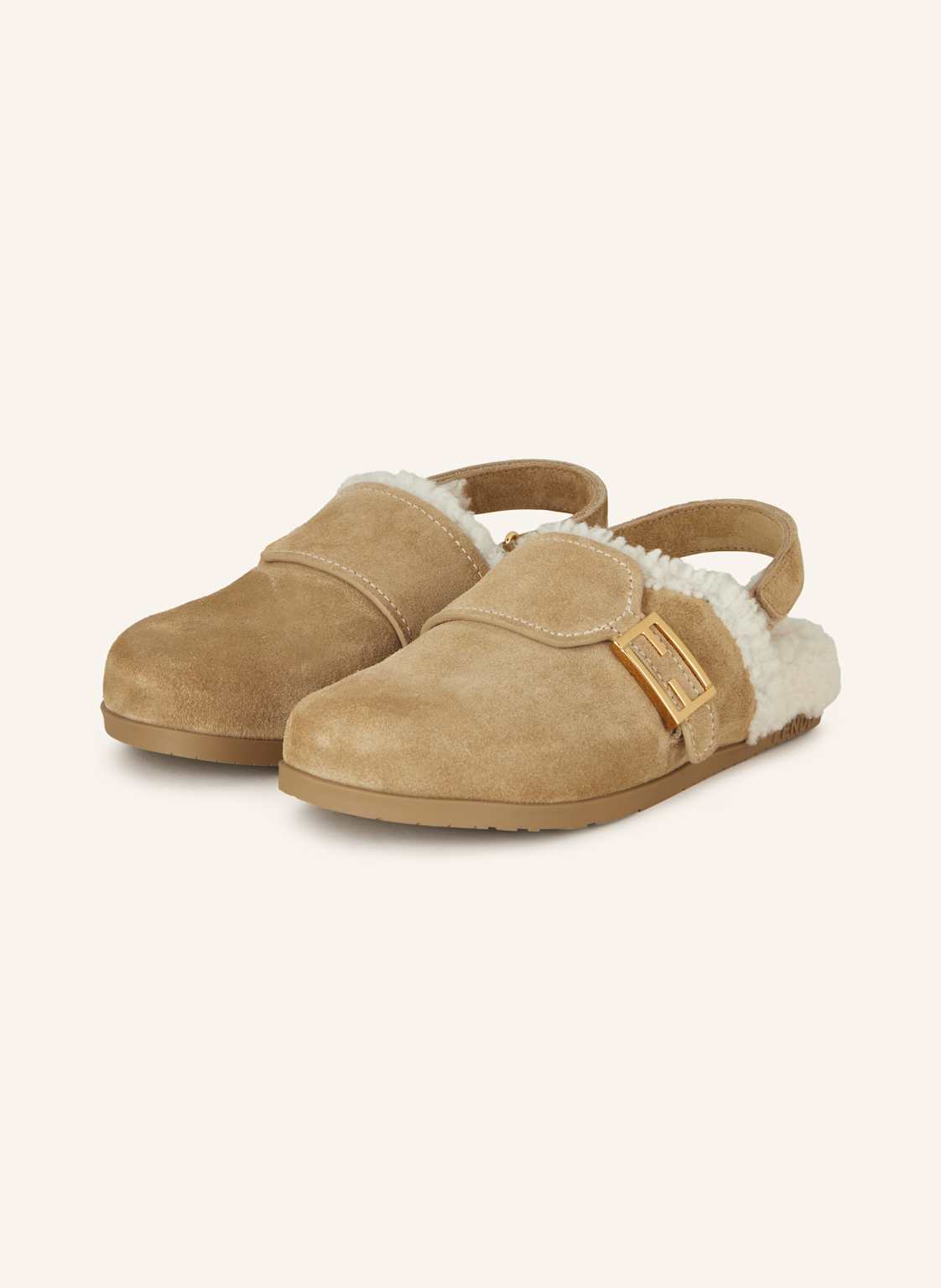 Fendi Pantoletten beige Fendi Pantoletten beige von Fendi
