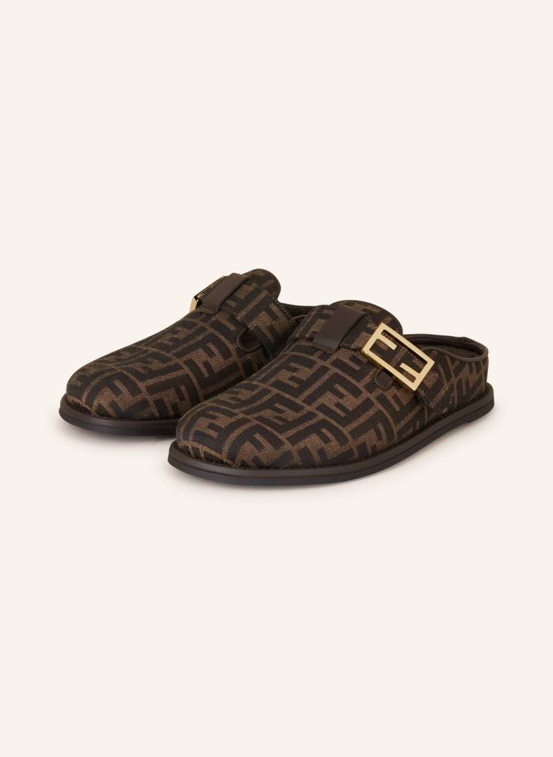 Fendi Pantoletten braun Fendi Pantoletten braun von Fendi