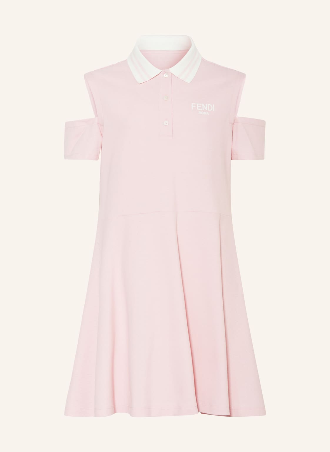 Fendi Piqué-Kleid Mit Cut-Outs rosa Fendi Piqué-Kleid Mit Cut-Outs rosa von Fendi