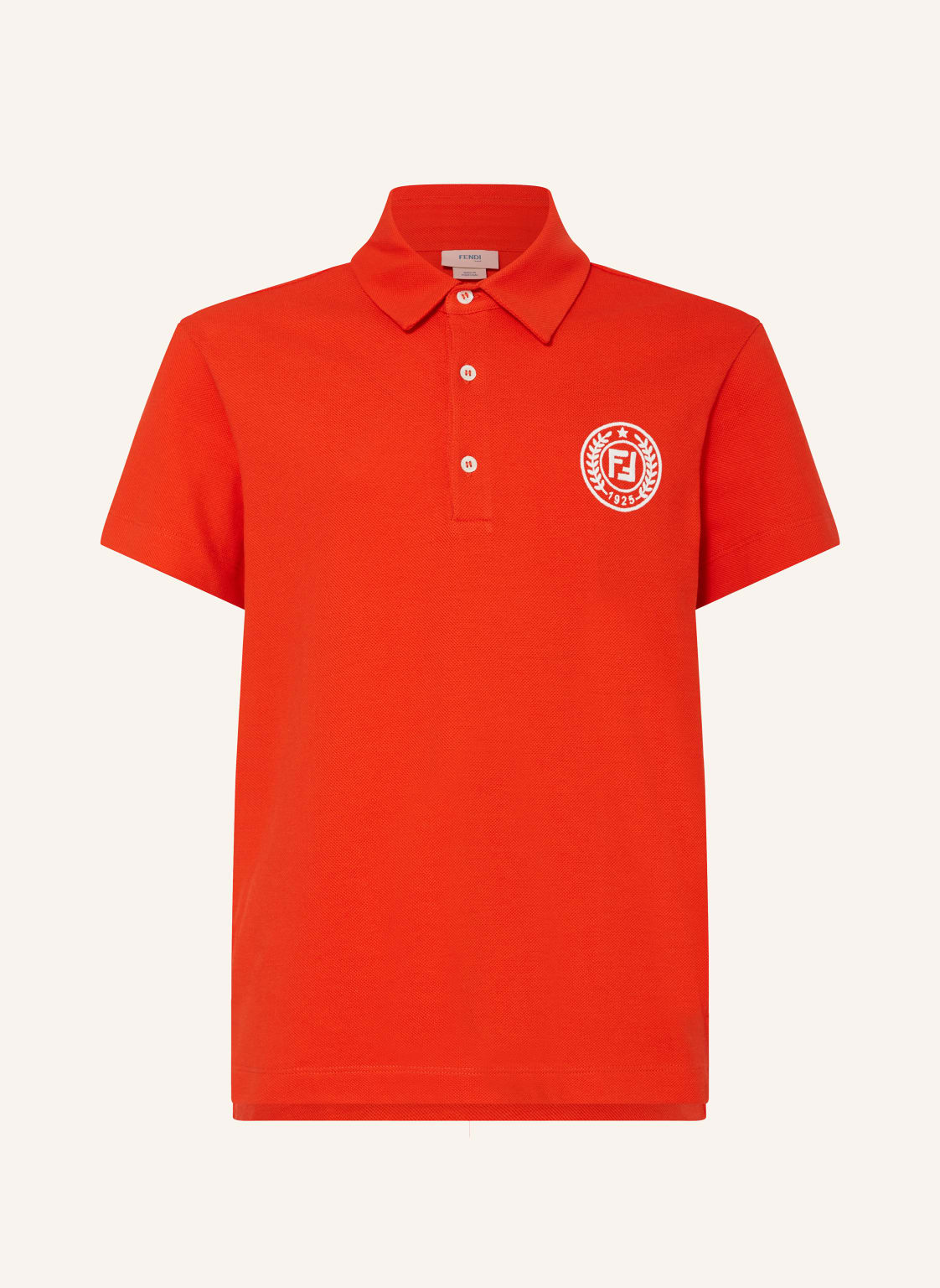 Fendi Piqué-Poloshirt rot von Fendi