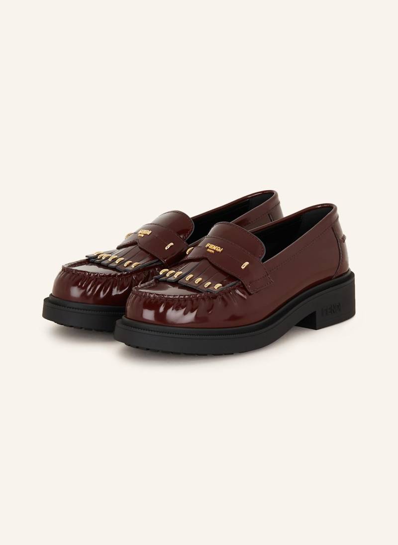 Fendi Plateau-Loafer braun von Fendi