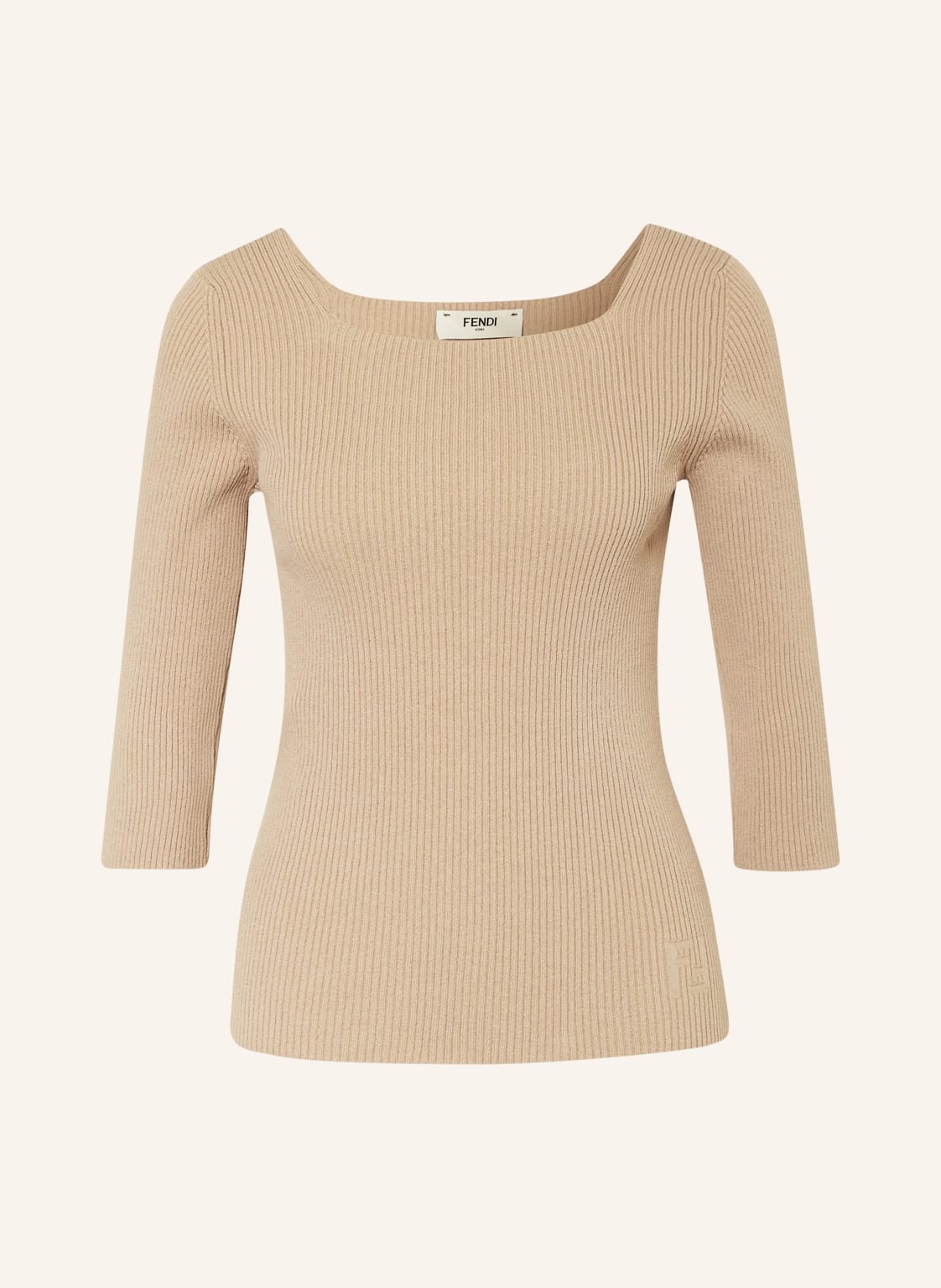 Fendi Pullover Mit 3/4-Arm beige von Fendi