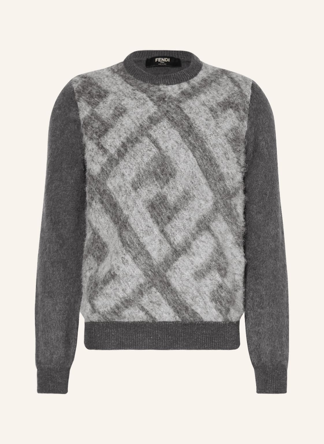 Fendi Pullover Mit Mohair grau von Fendi