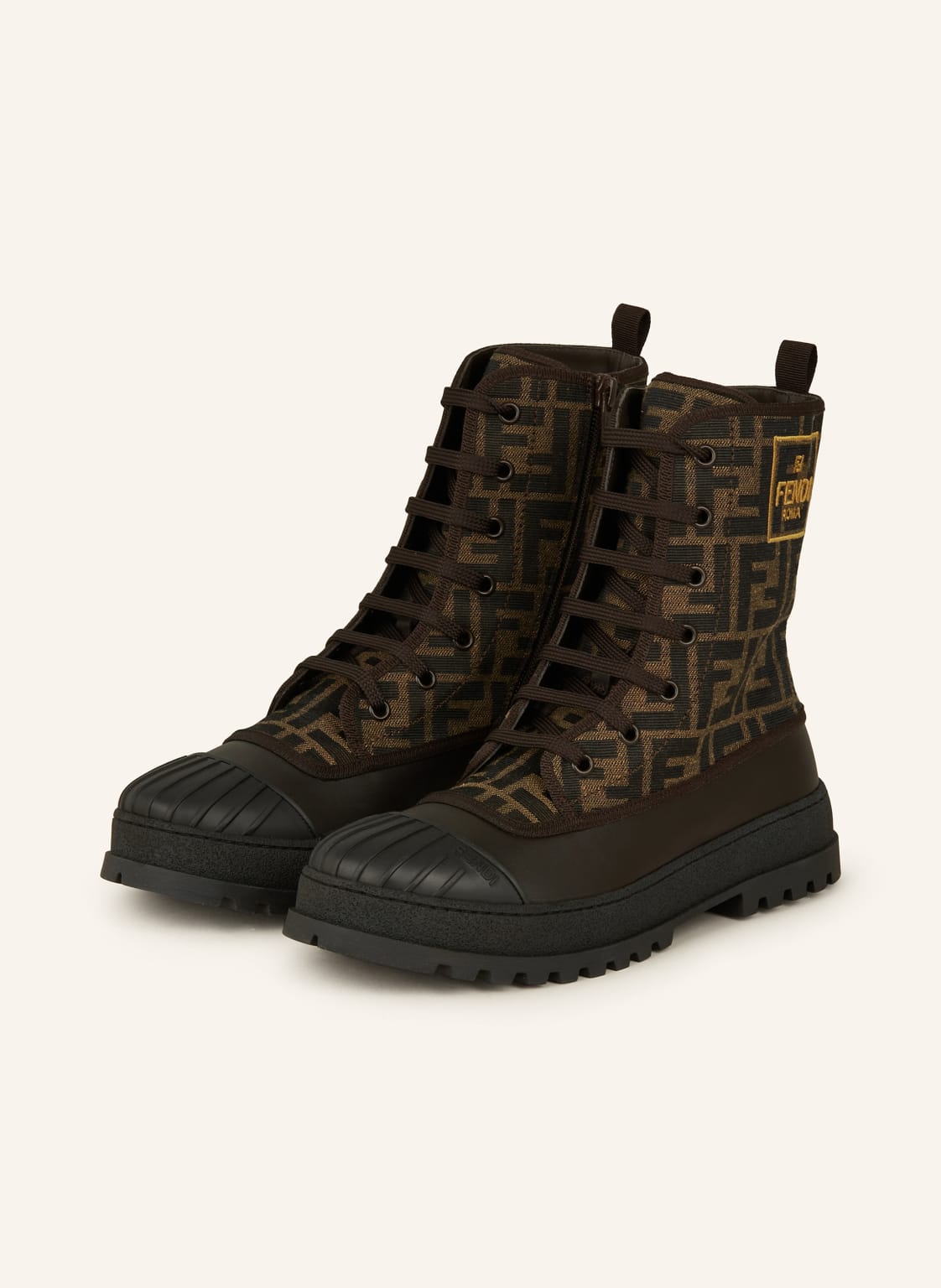 Fendi Schnürboots braun von Fendi