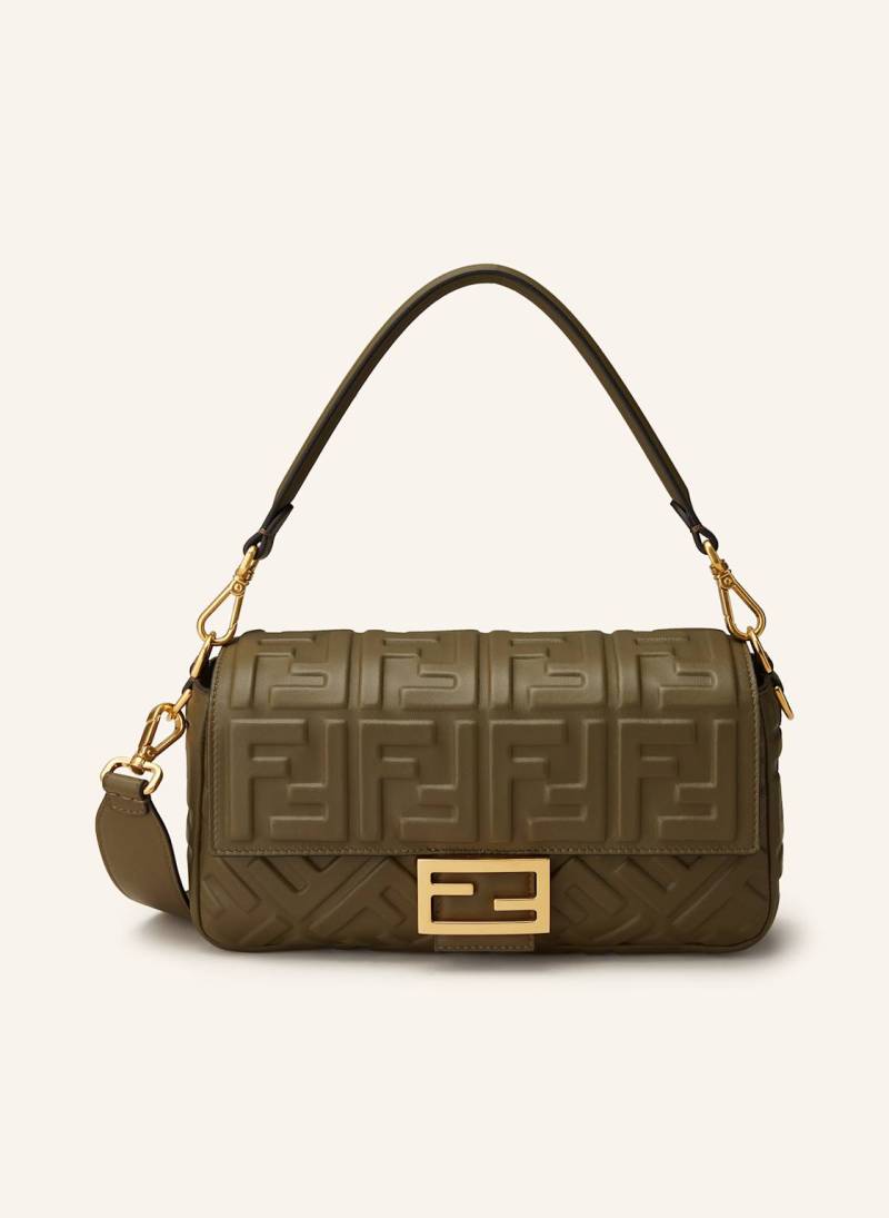 Fendi Schultertasche Baguette Medium gruen von Fendi