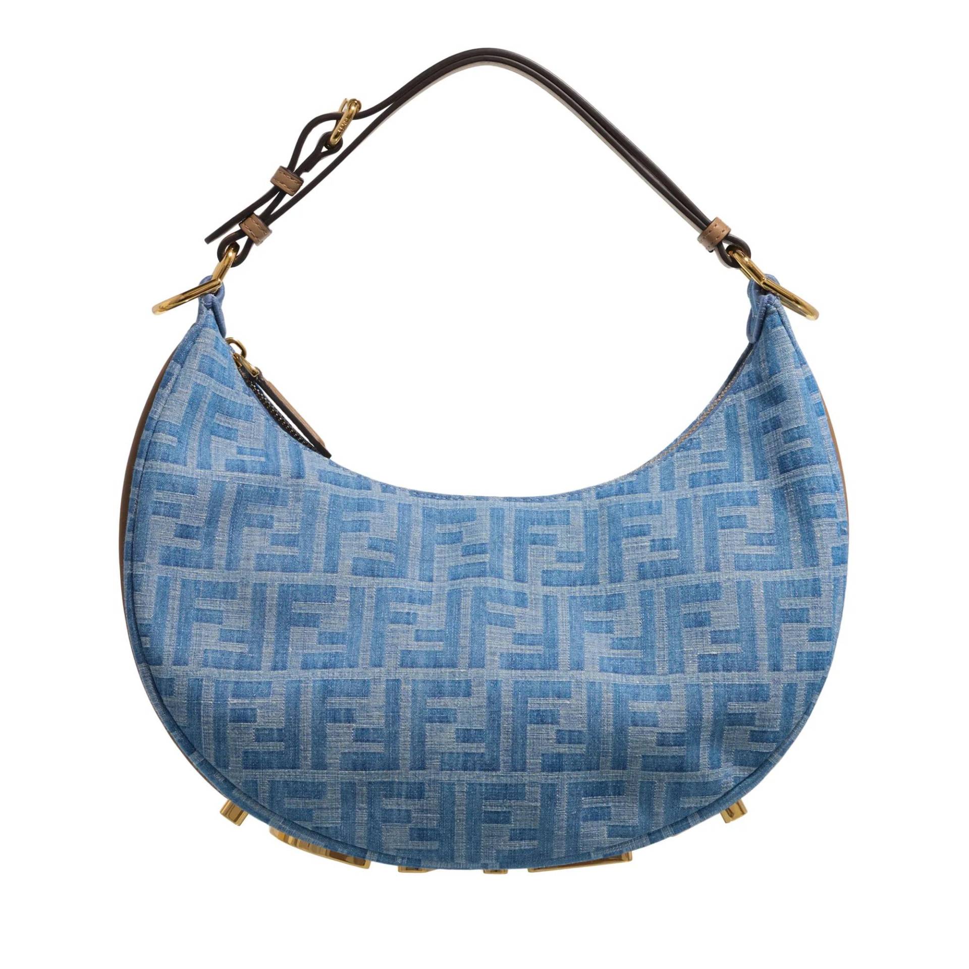 Fendi Schultertasche - Fendigraphy Small Bag - Gr. unisize - in Blau - für Damen von Fendi