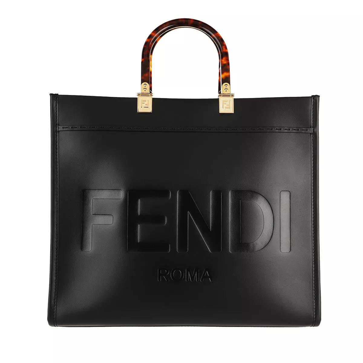 Fendi Schultertasche - Sunshine Tote Bag - Gr. unisize - in Schwarz - für Damen von Fendi