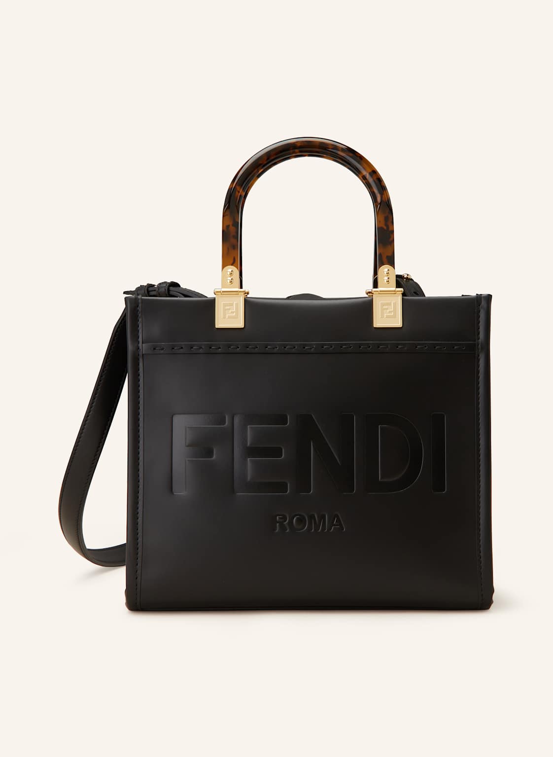 Fendi Shopper Sunshine Small schwarz von Fendi