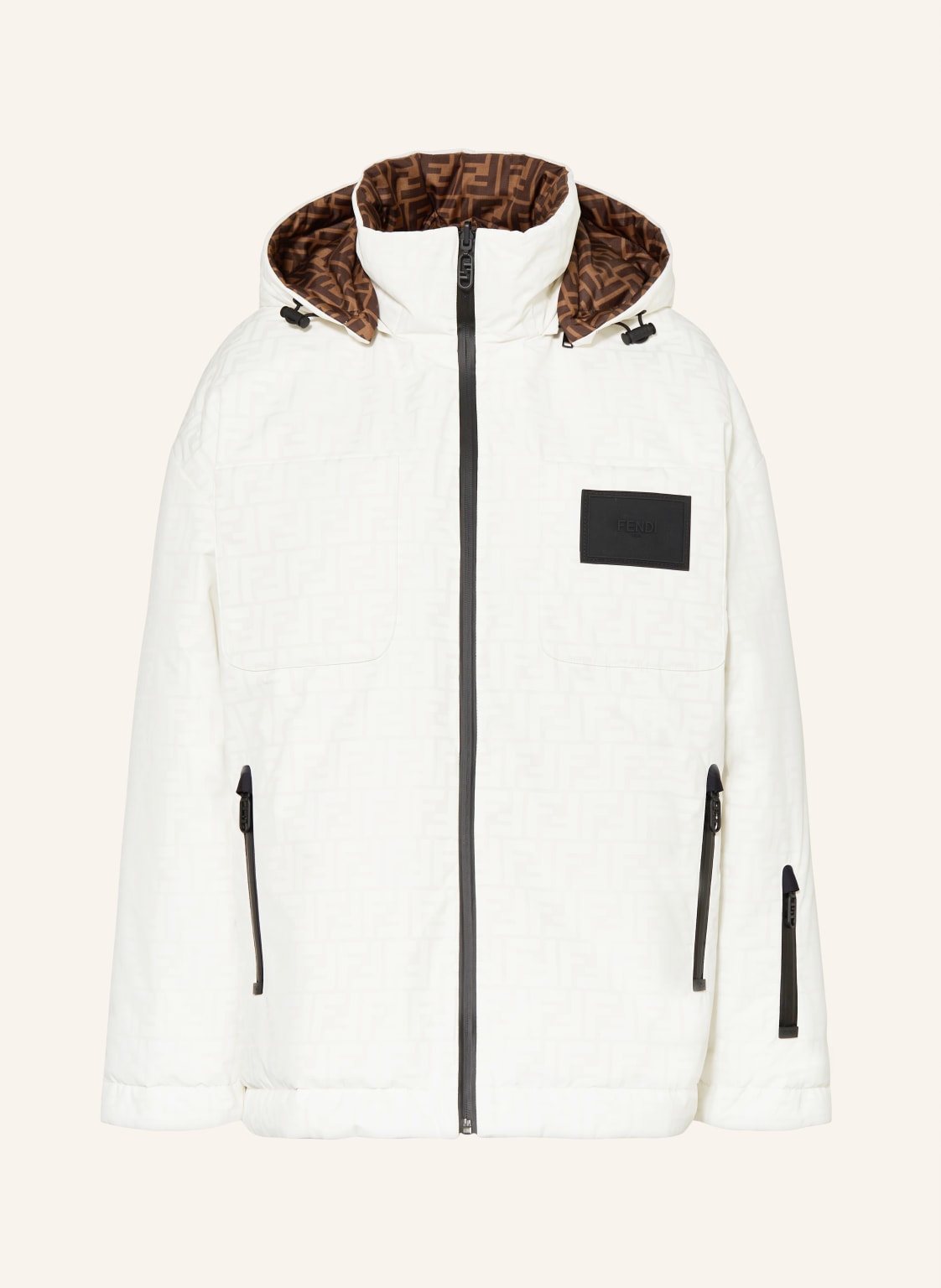 Fendi Skijacke Zum Wenden weiss Fendi Skijacke Zum Wenden weiss von Fendi