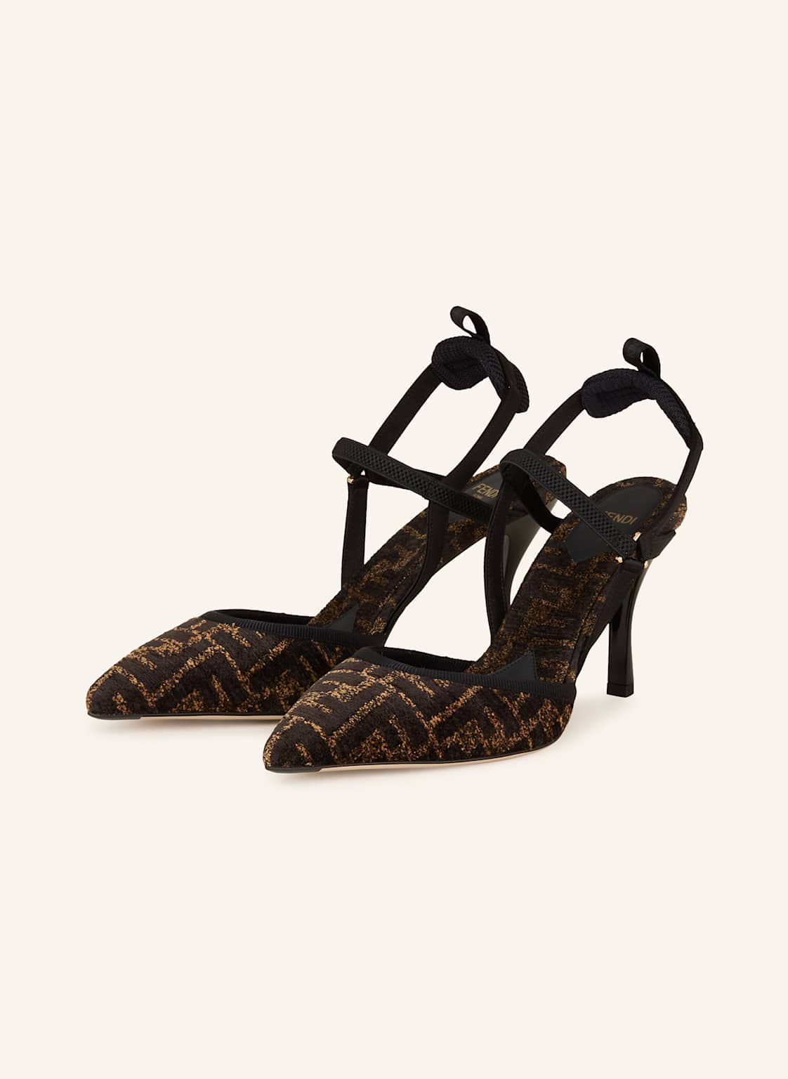 Fendi Slingpumps schwarz von Fendi