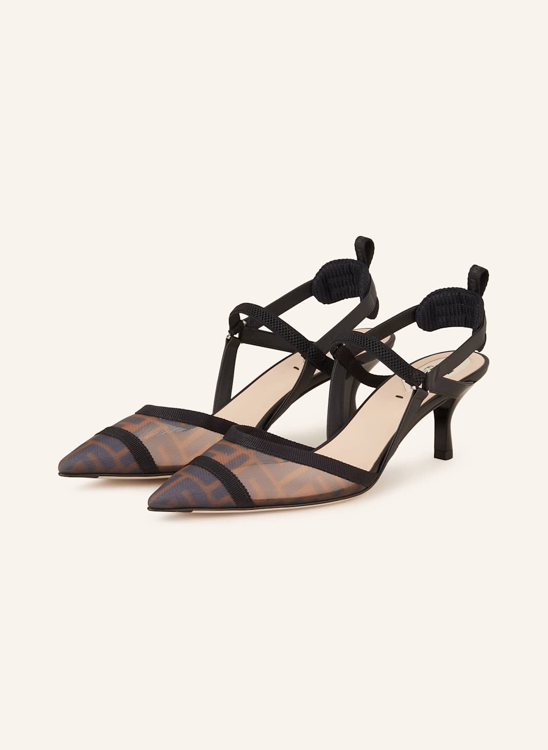 Fendi Slingpumps schwarz von Fendi