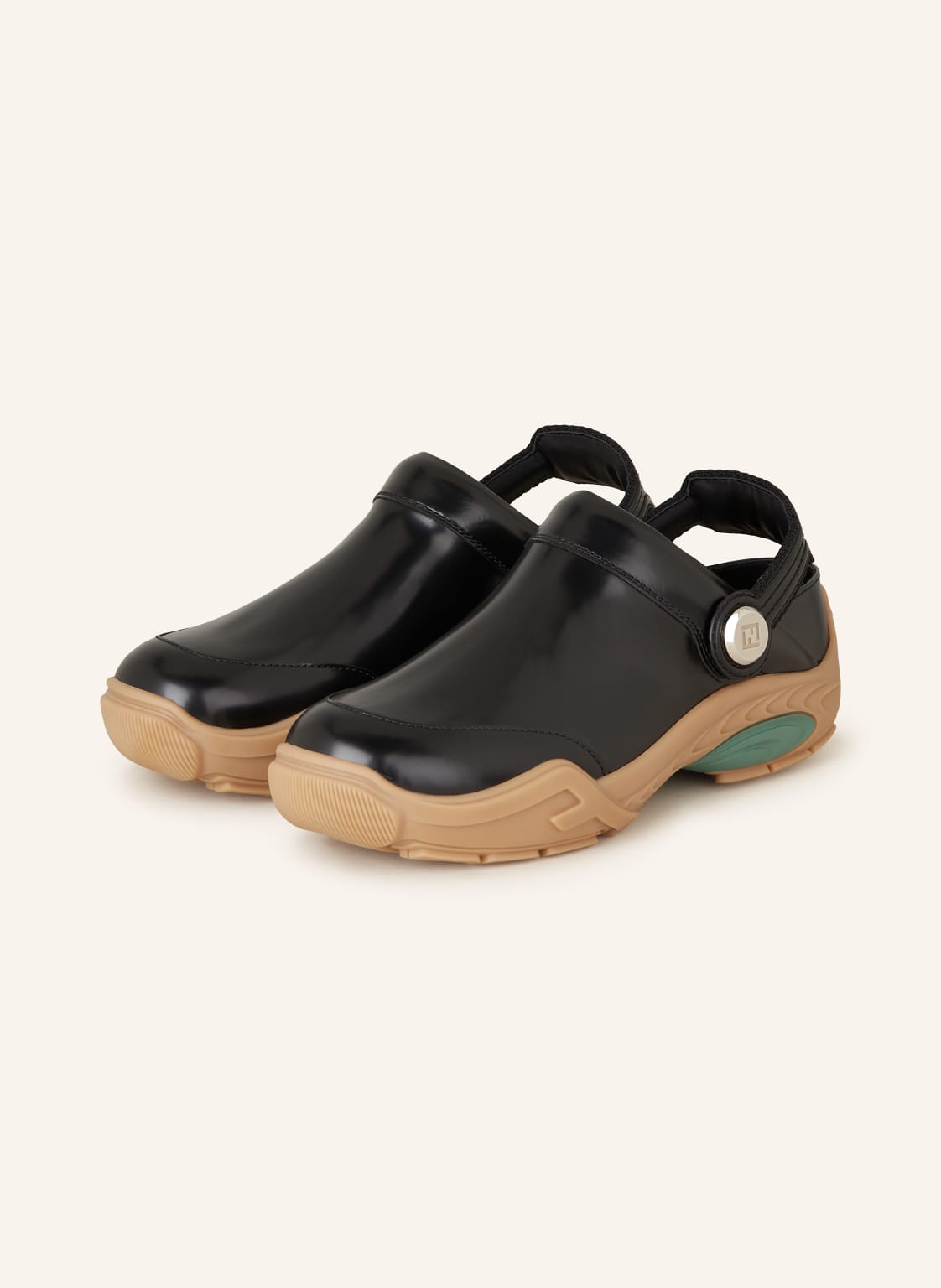 Fendi Slipper Fendi Lab schwarz Fendi Slipper Fendi Lab schwarz von Fendi